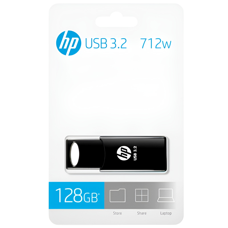 HP 712w Flash Drive – Compact, Capless Design with 32GB, 64GB, or 128GB Capacity - Image 8