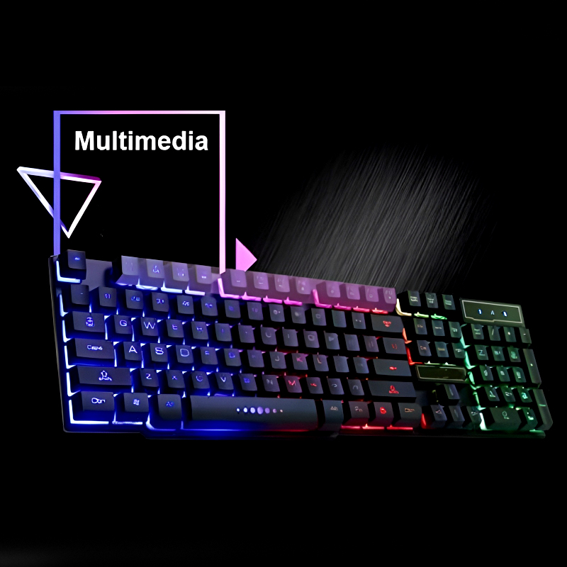 Fire Cam GK11 Suspension Key RGB Mechanical Gaming Keyboard with Aluminum Frame and Rainbow Backlit - Image 9