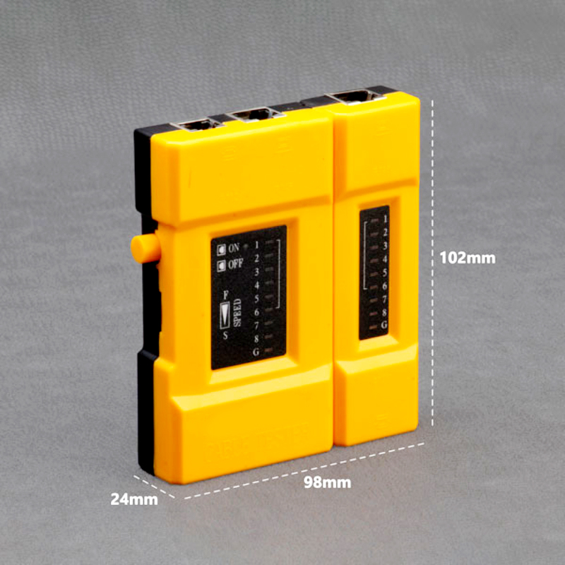 468VR Multi-Function RJ45 RJ11 Network Cable Tester with Remote Unit & LED Display - Image 10