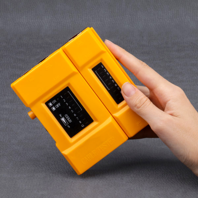 468VR Multi-Function RJ45 RJ11 Network Cable Tester with Remote Unit & LED Display - Image 8