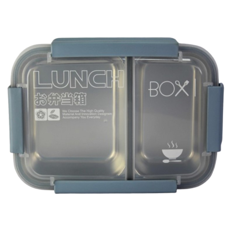 Dual-Compartment Leak-Proof Stainless Steel Lunch Box for Kids and Office - Image 6