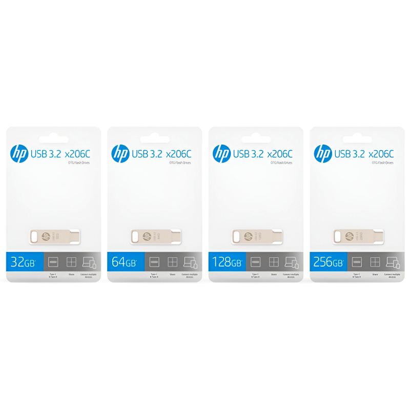 HP x796C USB 3.2 Type-C & USB-A Dual Connector OTG Flash Drive with 32GB, 64GB, or 128GB Capacity - Image 14