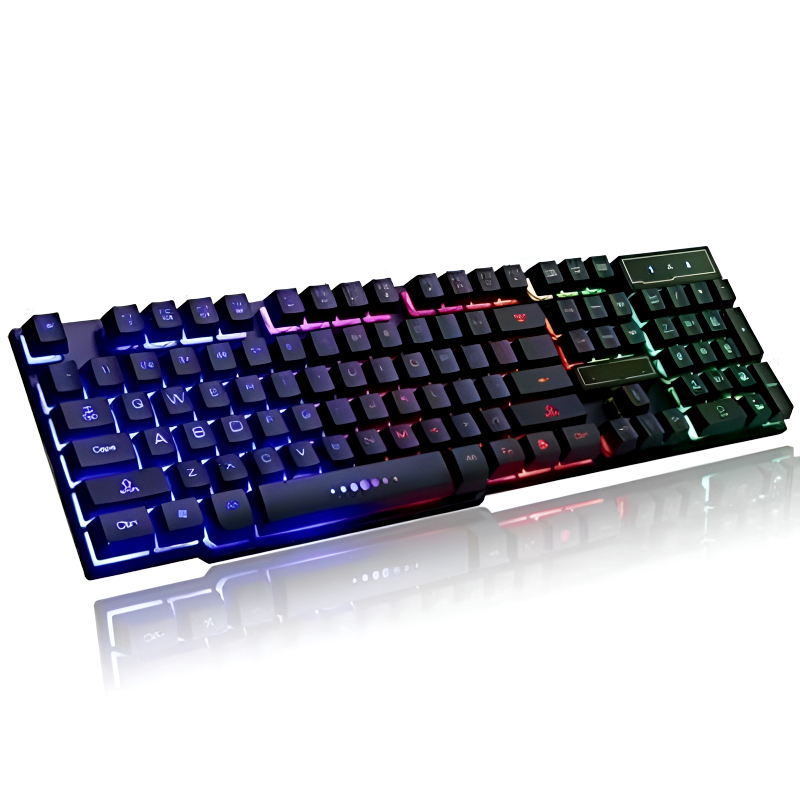 Fire Cam GK11 Suspension Key RGB Mechanical Gaming Keyboard with Aluminum Frame and Rainbow Backlit - Image 6