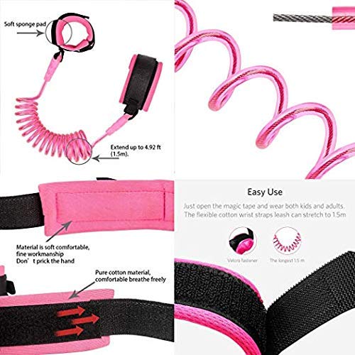 Kids Baby Safety Walking Harness Anti-Lost Strap Wrist Leash Children Hand Belt Rope Length 1.5M - Image 3