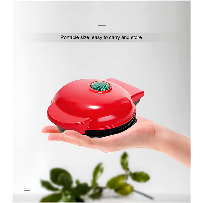 Compact 4-Inch Non-Stick 350-Watt Electric Mini Waffle Maker Machine - Image 18