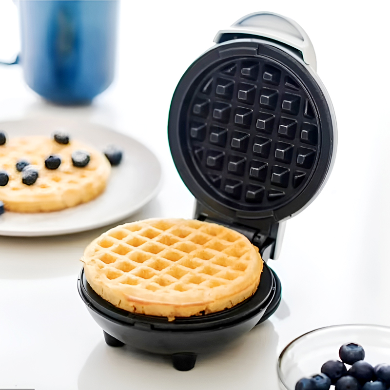 Compact 4-Inch Non-Stick 350-Watt Electric Mini Waffle Maker Machine - Image 11
