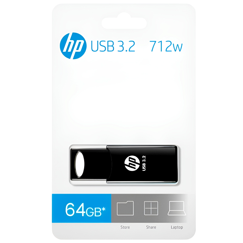 HP 712w Flash Drive – Compact, Capless Design with 32GB, 64GB, or 128GB Capacity - Image 10