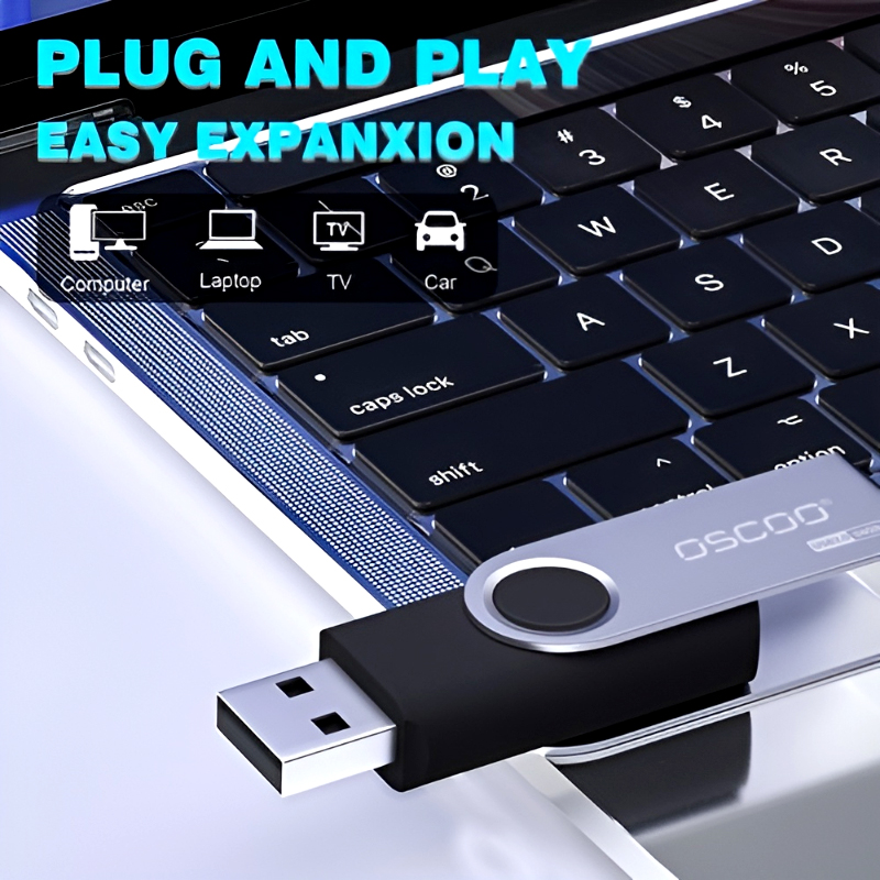 OSCOO 008U Classic Swivel USB 3.0 Flash Drive – 100% Original, 32GB/64GB/128GB High-Speed Pen Drive - Image 8