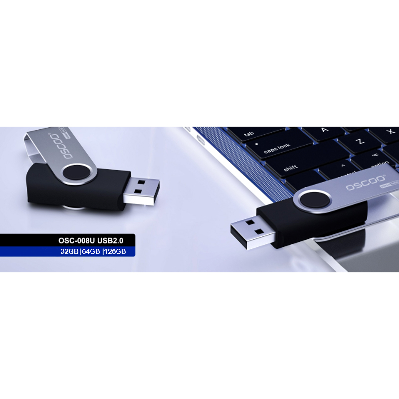OSCOO 008U Classic Swivel USB 3.0 Flash Drive – 100% Original, 32GB/64GB/128GB High-Speed Pen Drive - Image 5