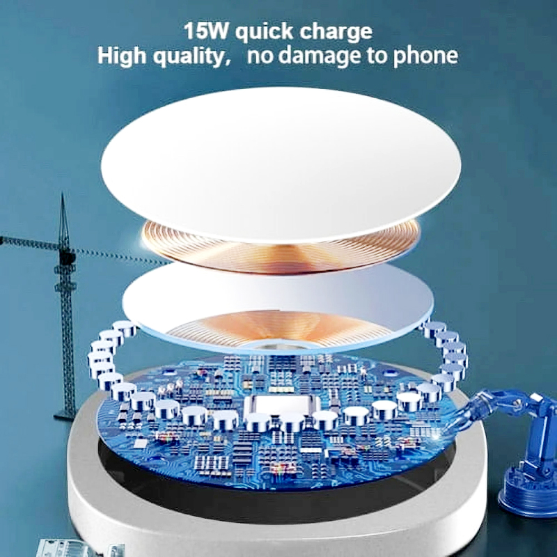 MagSafe Compatible 15W Magnetic Wireless Charger – Slim Charging Pad with Stand, Fast USB-C Quick Charge for iPhone & AirPods - Image 26