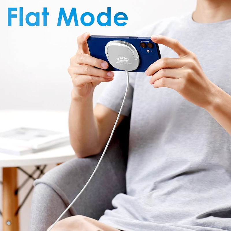 MagSafe Compatible 15W Magnetic Wireless Charger – Slim Charging Pad with Stand, Fast USB-C Quick Charge for iPhone & AirPods - Image 23