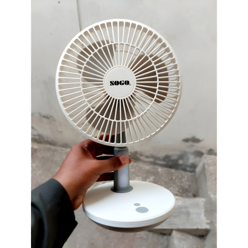 JPN-519 Sogo Mini Portable Rechargeable Table Fan With Extended Battery Life - Image 2