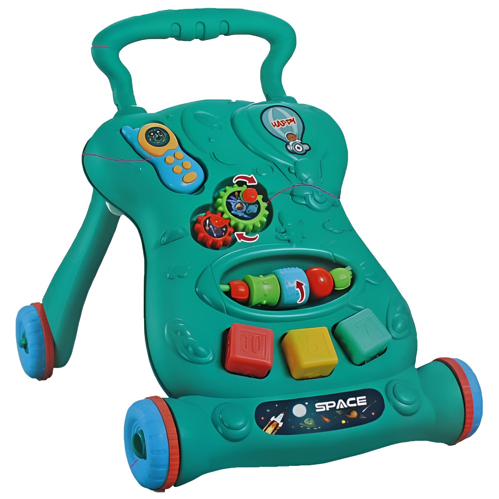 Play Together Children 2 In 1 Music Walker With Rattles, Funny Gears, Melodies And Sorter Cubes - Image 5