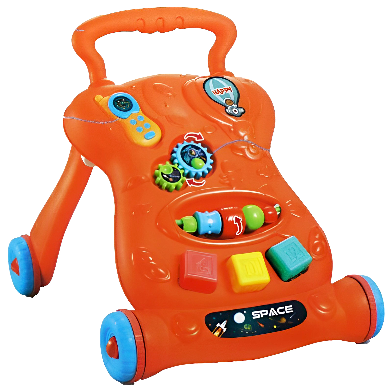 Play Together Children 2 In 1 Music Walker With Rattles, Funny Gears, Melodies And Sorter Cubes - Image 3