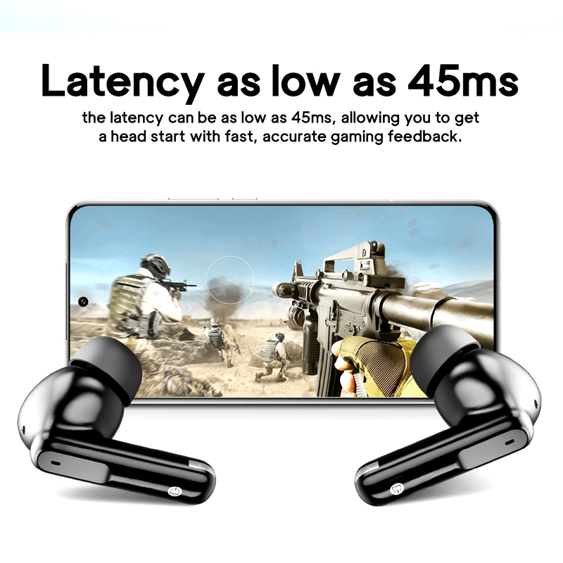 Dany Airdots 300 Pro Wireless Earbuds with Quad Mic ENC, 48H Playtime & Gaming Mode - Image 7