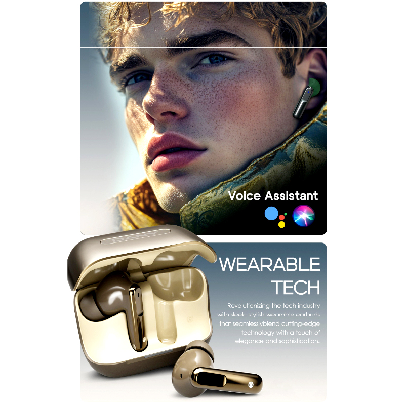 Dany Airdots 300 Pro Wireless Earbuds with Quad Mic ENC, 48H Playtime & Gaming Mode - Image 5