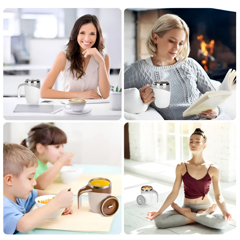 DTM-630 Smart 380ml Portable Automatic Magnetic Self-Stirring Cup - Image 17