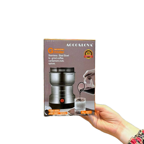 AL-661 Compact Multifunctional 400W Stainless Steel Grinder with 4 Blades for Versatile Use - Image 8