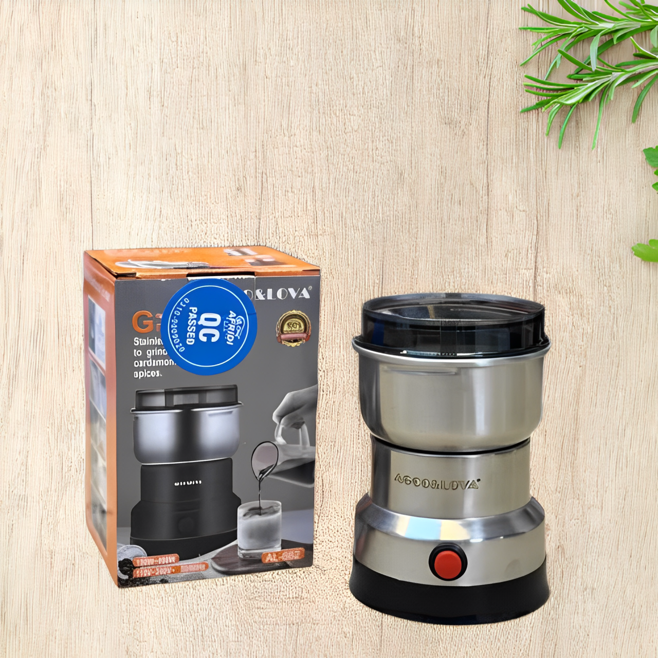 AL-661 Compact Multifunctional 400W Stainless Steel Grinder with 4 Blades for Versatile Use - Image 4