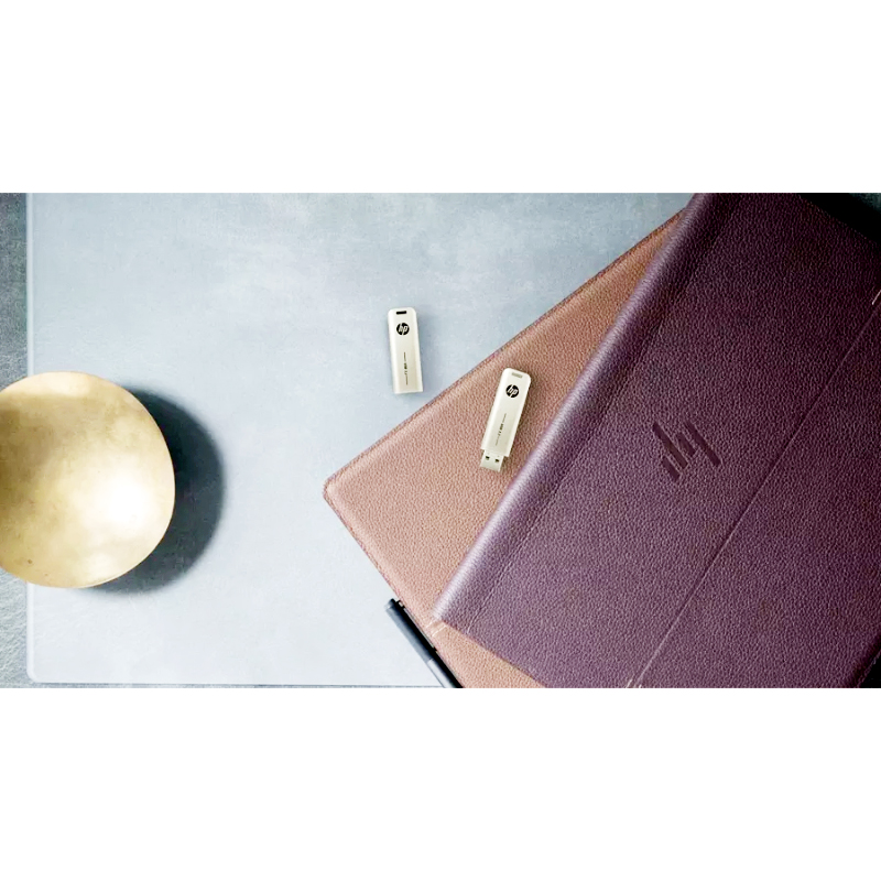 HP x796w High-Speed Metal Slide Design USB 3.2 Flash Drive – 32GB/64GB/128GB - Image 2