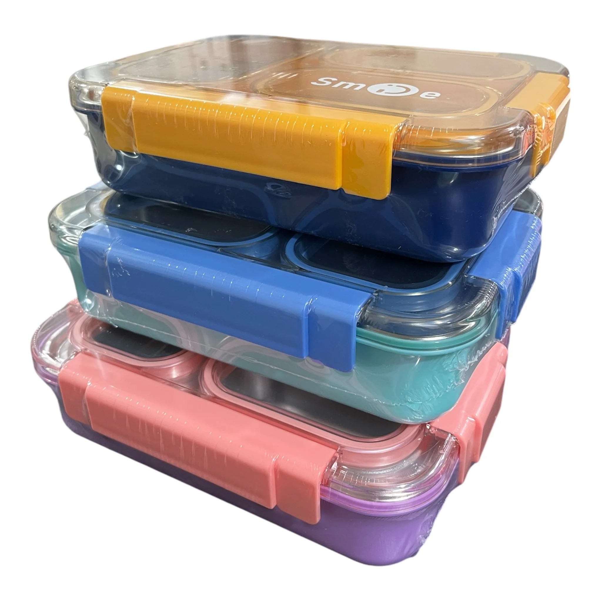 Three Section Smile Lunch Box Ultimate Leak-Proof, Eco-Friendly, and Insulated Solution for Kids and Adults - Image 4
