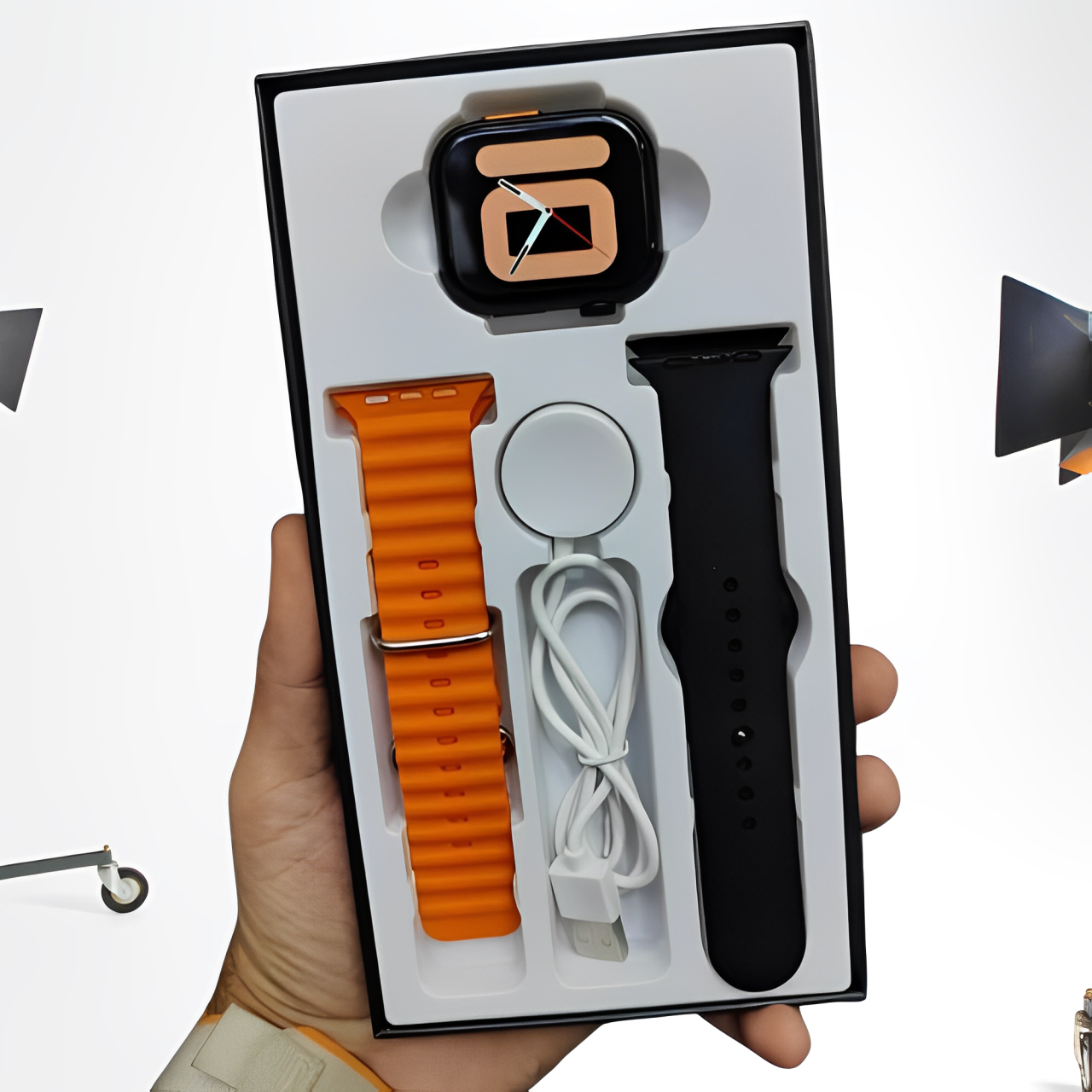 MK9 (Series 9) Ultimate Premium Smartwatch With Stunning 2.5″ Display, Health Tracking, NFC & Wireless Charging. - Image 6