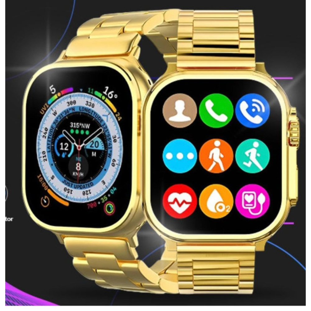 C9 Ultra Max Gold Edition Smart Watch 2.1″ Infinite HD Display, Calls, Health Tracking & Smart Notifications - Image 7