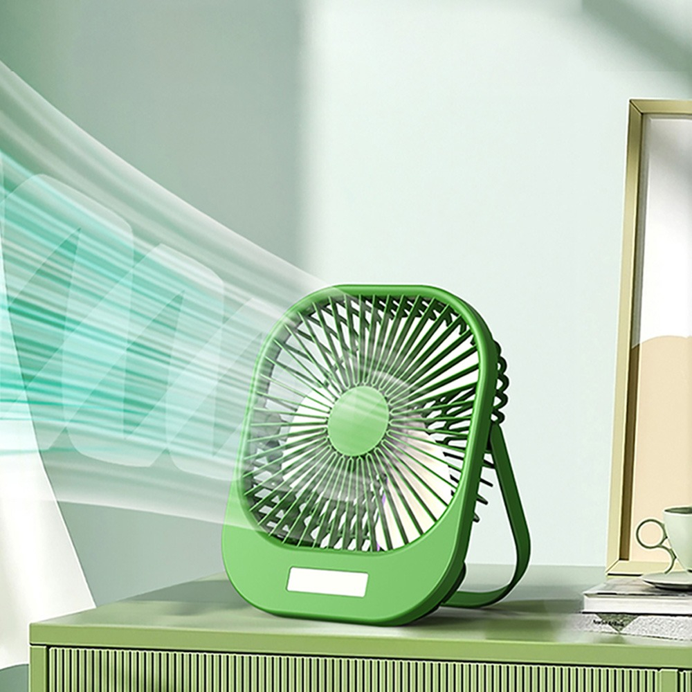 Wireless Portable Mini Brushless Fan with Super Large Wind Power, 3-Speed Setting, and LED Torch Light - Image 11