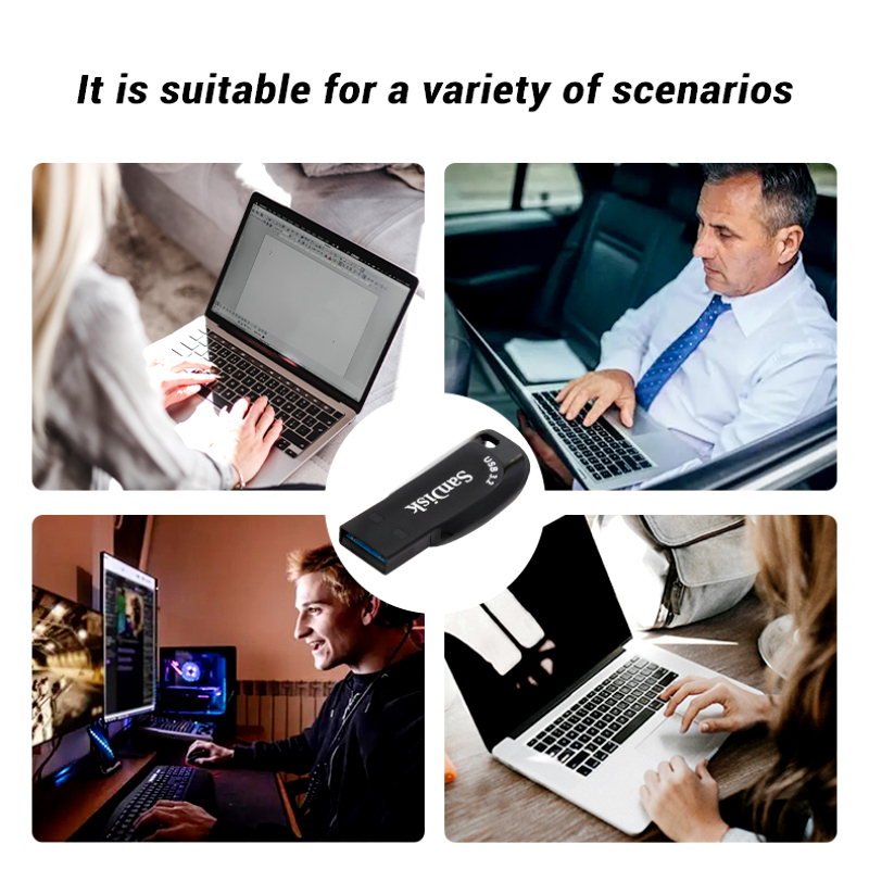 SanDisk Ultra Shift USB 3.2 Flash Drive – High Speed, Compact Design (32GB / 64GB / 128GB) - Image 7