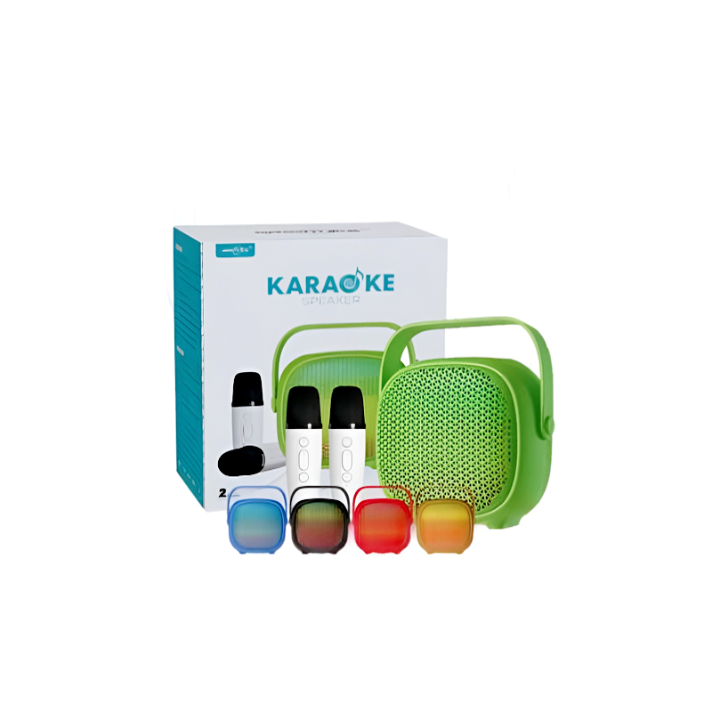 GTS-2009 Karaoke Party Speaker with LED Lights, Voice Changer & 2 Mics – Portable Bluetooth Sound System - Image 2