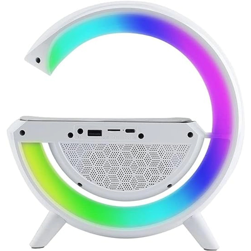 BT-2301 Wireless Phone Charger Bluetooth Speaker With RGB Lighting, FM Radio - Image 8