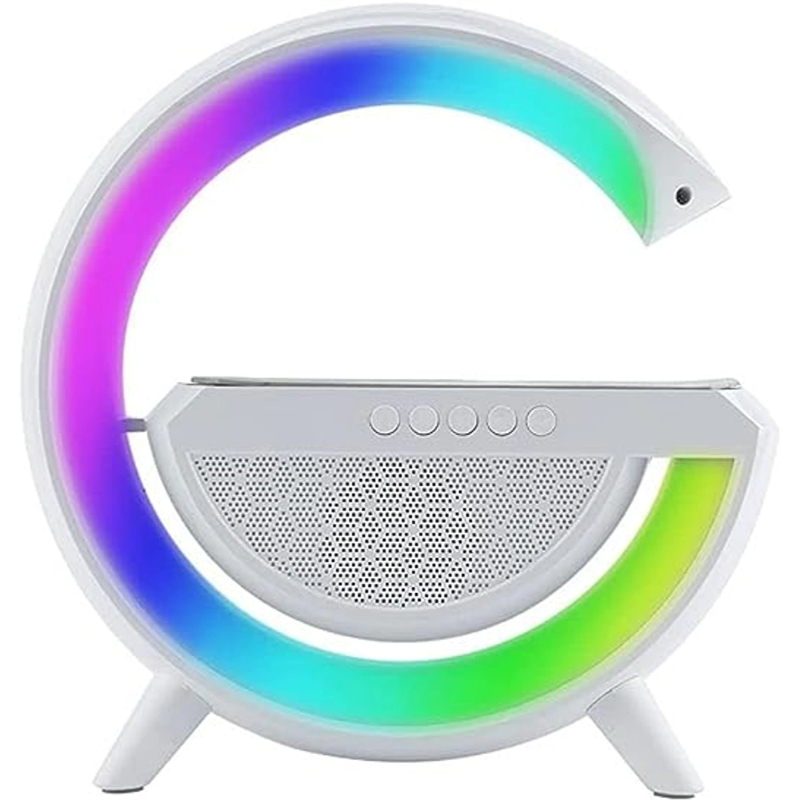 BT-2301 Wireless Phone Charger Bluetooth Speaker With RGB Lighting, FM Radio - Image 11