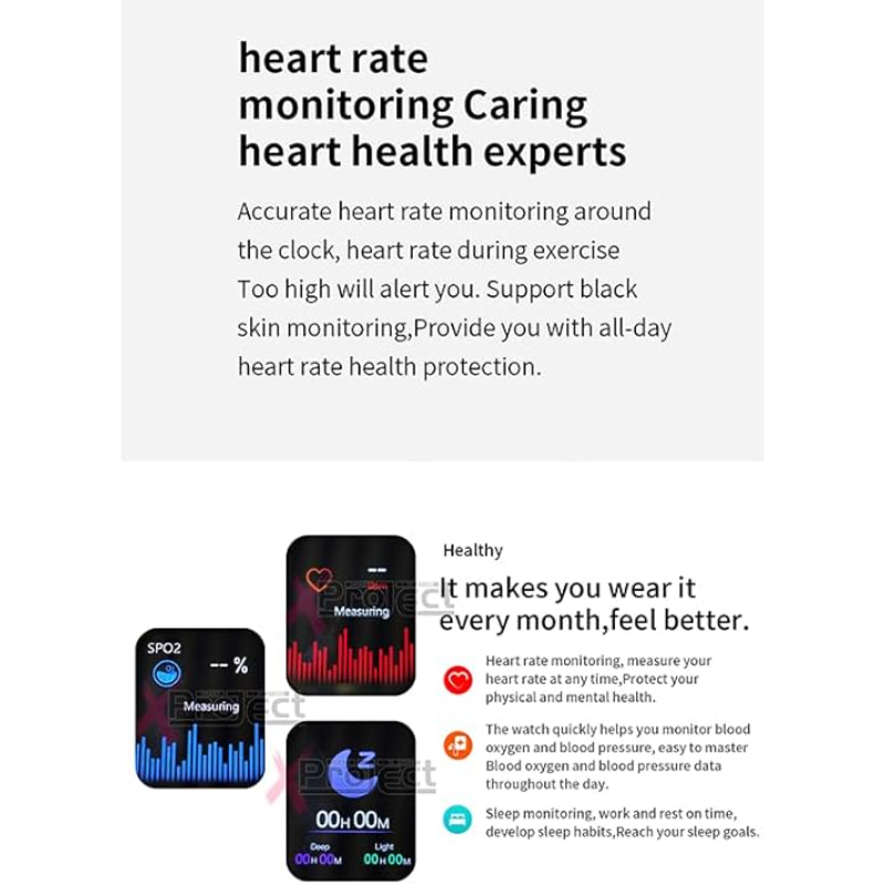 Z76 Ultra Gold Edition Stylish Smartwatch with Large Display, Health & Fitness Tracking, & Long Battery - Image 4