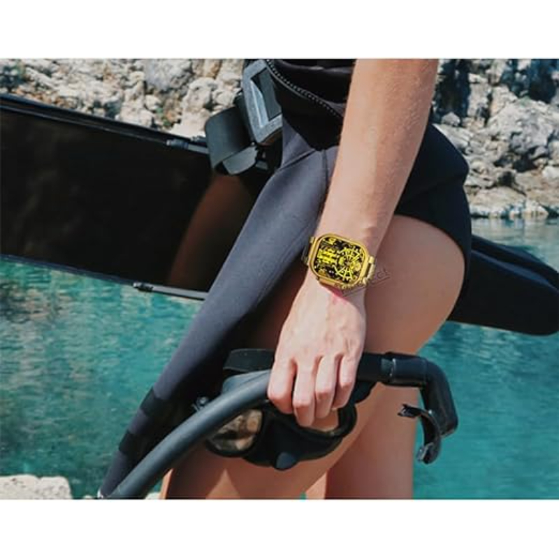 Z76 Ultra Gold Edition Stylish Smartwatch with Large Display, Health & Fitness Tracking, & Long Battery - Image 5