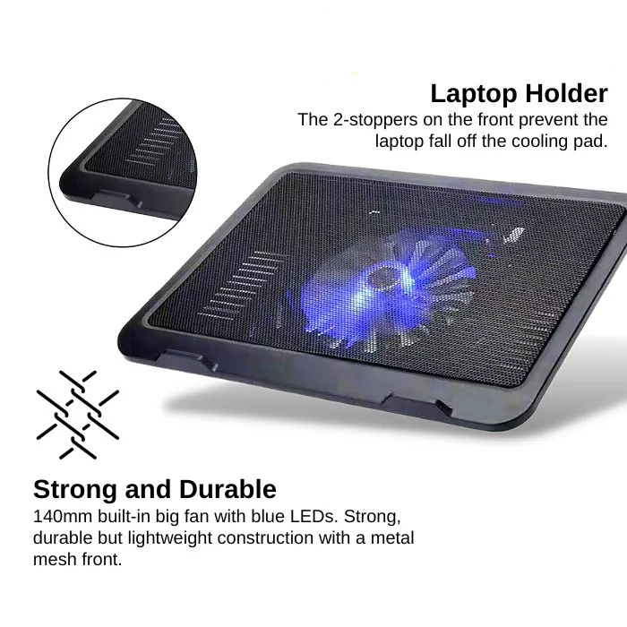 CORDIE-1 NCP-063 Slim And Light Weight Notebook Cooling Fan With Rapid Cooling - Image 6