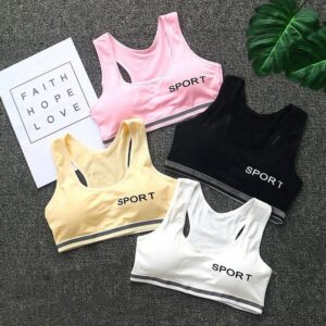 Comfort Fit Girls Training Bra Pack Soft, Adjustable, Wire-Free Essentials for Everyday Wear