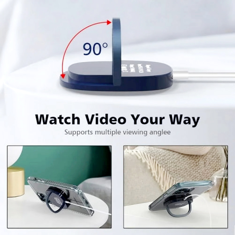 MagSafe Compatible 15W Magnetic Wireless Charger – Slim Charging Pad with Stand, Fast USB-C Quick Charge for iPhone & AirPods - Image 12