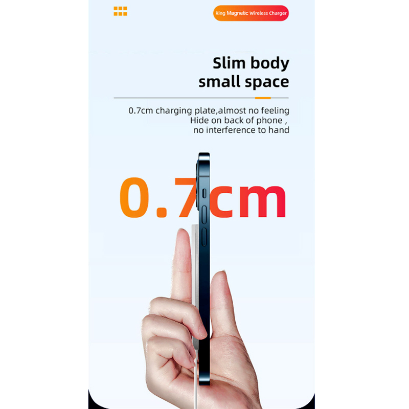 MagSafe Compatible 15W Magnetic Wireless Charger – Slim Charging Pad with Stand, Fast USB-C Quick Charge for iPhone & AirPods - Image 9