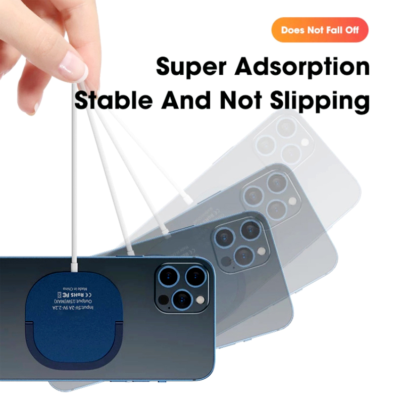 MagSafe Compatible 15W Magnetic Wireless Charger – Slim Charging Pad with Stand, Fast USB-C Quick Charge for iPhone & AirPods - Image 4