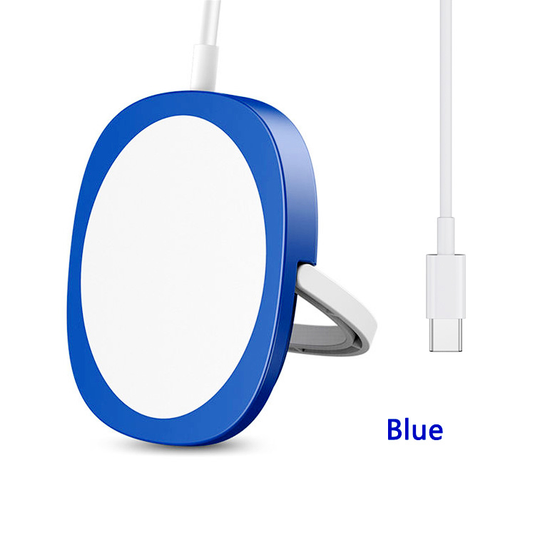 MagSafe Compatible 15W Magnetic Wireless Charger – Slim Charging Pad with Stand, Fast USB-C Quick Charge for iPhone & AirPods - Image 5