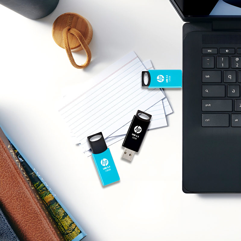 HP 712w Flash Drive – Compact, Capless Design with 32GB, 64GB, or 128GB Capacity - Image 5
