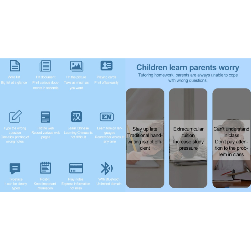 Mini Portable Pocket Size 57mm Wireless Bluetooth Cute Cat Shape Printer - Image 5