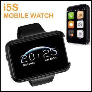2.2-Inch High-Definition Display, SIM/TF Card Supported Premium Multi-Functional Smart Mobile Watch with Silicone Band
