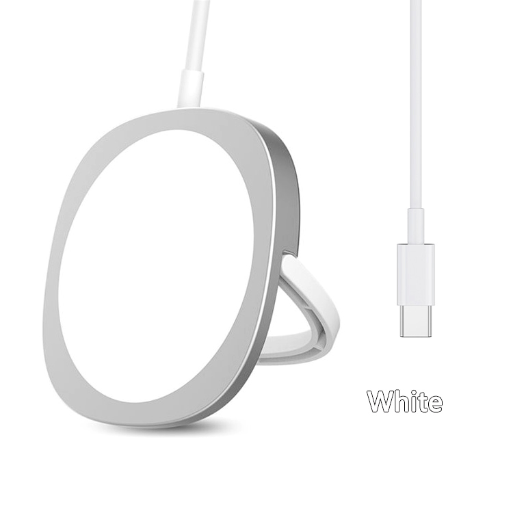 MagSafe Compatible 15W Magnetic Wireless Charger – Slim Charging Pad with Stand, Fast USB-C Quick Charge for iPhone & AirPods - Image 6