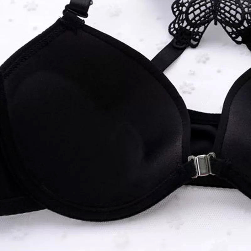 Elegant Butterfly Back Front-Closure Push-Up Bra & Panty Set for Women – Comfortable Everyday Lingerie - Image 16