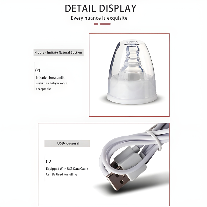 Powerful And Comfortable BPA-Free Electric Breast Pump With Strong Suction For Clean And Thorough Milk Extraction - Image 10
