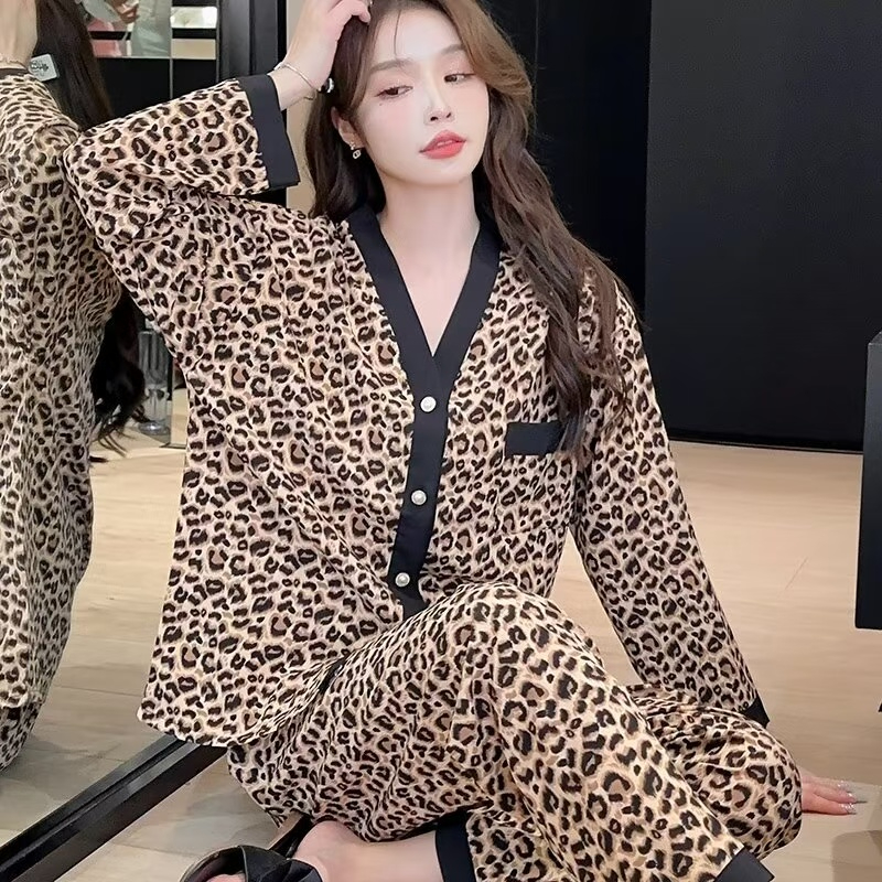 Elegant V-Neck Cardigan Night Suit – Stylish, Breathable, and Comfortable Loungewear for All Seasons - Image 22