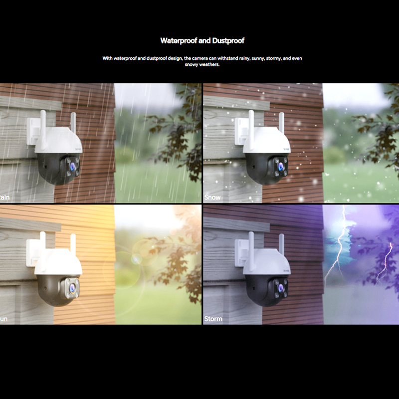 Tenda CH3-WCA 1080P Outdoor Wi-Fi Pan/Tilt Camera with Full-Color Night Vision, Alexa Support, and Smart Alerts - Image 16