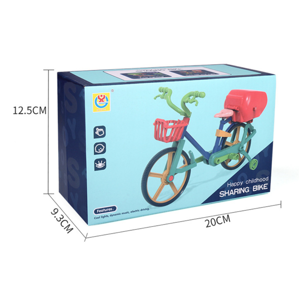 Simulation Glowing Electric Bike Toy With Dynamic Music And Self Driving Feature - Image 10