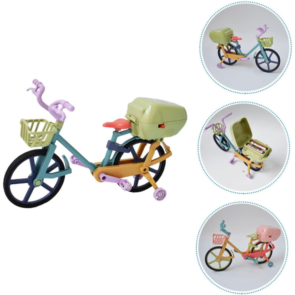 Simulation Glowing Electric Bike Toy With Dynamic Music And Self Driving Feature - Image 7